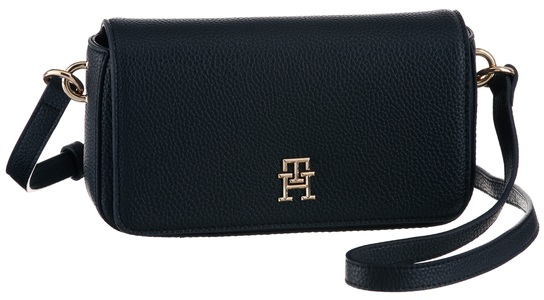 Tommy Hilfiger Umhängetasche »TH EMBLEM FLAP CROSSOVER«, mit TH-Emblem vorne