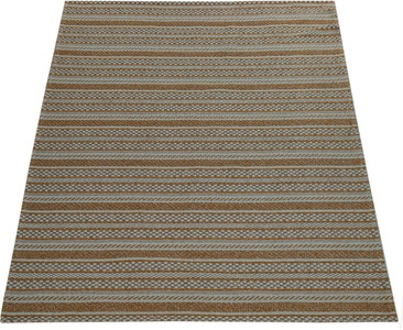 Paco Home Teppich »Varadero 464«, rechteckig, 2 mm Höhe, Flachgewebe, 3D-Design, Wohnzimmer