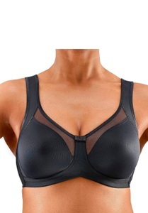 undefined, Anita Entlastungs-BH ohne Bügel Clara, Anita - Clara - Komfort BH ohne Bügel, für Damen, Schwarz, Größe 90D