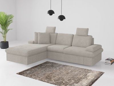 sit&more Ecksofa »Moreno«, mit Armteilverstellung,wahlweise mit Bettfunktion
