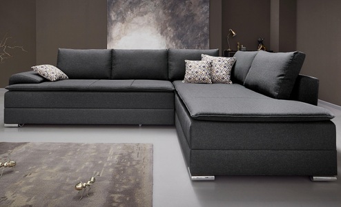 INOSIGN, INOSIGN Ecksofa, mit Bettfunktion 180 cm, Dauerschlaffunktion, INOSIGN Ecksofa »Night & Day L-Form mit Dauer-Schlaffunktion mit Armlehne«, 6380334563803345