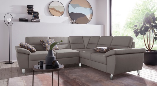 SIT&MORE, sit&more Ecksofa, sit&more Ecksofa »Sorano L-Form« wahlweise mit Bett- und Relaxfunktion, inkl. Bettkasten