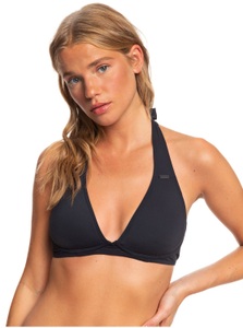 ROXY, Roxy Solid Beach Classics Full Halter Bikini Damen true black L 2020 Bikinis, Roxy Triangel-Bikini-Top »Beach Classics«