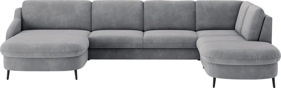 sit&more Wohnlandschaft »Soul U-Form«, wahlweise mit Bettfunktion und Bettkasten oder Schubkasten