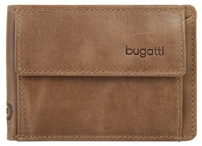 Bugatti, bugatti Geldbörse »VOLO«, Bugatti - Volo Scheintasche mini, wallet cognac, für Damen, Größe ONESIZE