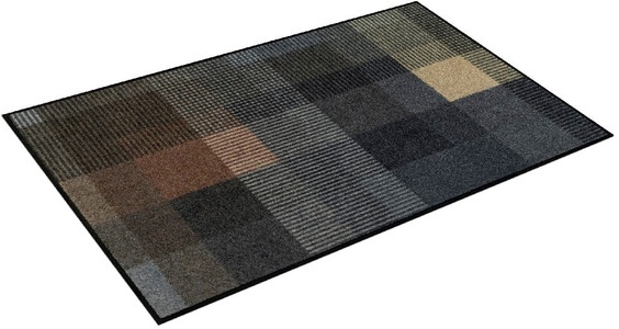 wash+dry by Kleen-Tex, wash+dry by Kleen-Tex Teppich »Quadratini«, rechteckig, 7 mm Höhe, In- und Outdoor geeignet, waschbar, Wohnzimmer, wash+dry by Kleen-Tex Teppich »Quadratini«, rechteckig, 7 mm Höhe, In- und Outdoor geeignet, waschbar, Wohnzimmer