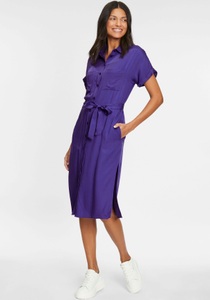 TAMARIS, Tamaris Hemdblusenkleid, (Set, 2 tlg., mit Bindegürtel), mit Bindegürtel - NEUE KOLLEKTION, Tamaris Sommerkleid »KleiderAOMORI«