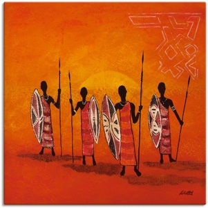Artland, Artland Wandbild »Afrikanische Männer«, Artland Wandbild »Afrikanische Männer«, Mann, (1 St.), als Alubild, Outdoorbild, Poster in verschied. Grössen