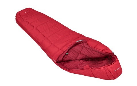 Vaude, VAUDE Sioux 100 Syn Sleeping Bag dark indian red Left 2019 Kunstfaserschlafsäcke, VAUDE Schlafsack »Sioux 100 SYN«