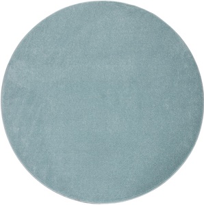 Paco Home Teppich »Porto 890«, rund, 9 mm Höhe, Kurzflor, Uni-Farben, ideal im Wohnzimmer & Schlafzimmer