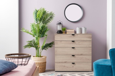 my home Sideboard »Duero«, mit 5 Schubkästen, Breite 90 cm