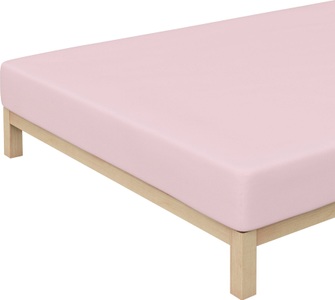 Schlafgut, Hochwertiges Elastik-Feinjersey-Spannbetttuch Schlafgut rosé Größe: 021, Hochwertiges Elastik-Feinjersey-Spannbetttuch Schlafgut rosé Größe: 021