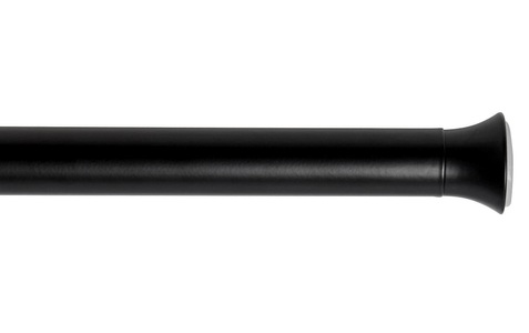 Umbra, Umbra Vorhangstange Chroma zum, Umbra Vorhangstange »Chroma, Schwarz matt«, Fixmass