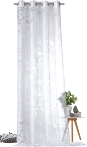 Weckbrodt, Weckbrodt Vorhang »Shorty«, (1 St.), Gardine, transparent, Ausbrenner, Allover, Motiv Vögel und Zweige, Weckbrodt Vorhang »Shorty«, (1 St.), Gardine, transparent, Ausbrenner, Allover, Motiv Vögel und Zweige
