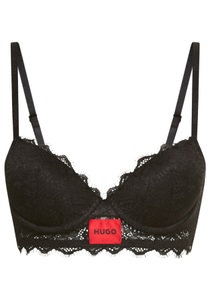 HUGO Underwear Bügel-BH »PUSH-UP RL LACE« mit Spitze, Spaghettiträger
