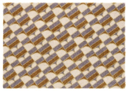 ELLE DECOR, Fussmatte, »Monogram«, ELLE Decor, rechteckig, Höhe 7 mm, maschinell getuftet, 