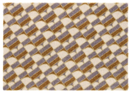 ELLE DECOR, Fussmatte, »Monogram«, ELLE Decor, rechteckig, Höhe 7 mm, maschinell getuftet, 