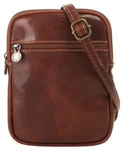 PIKÉ, Piké Umhängetasche, Piké Umhängetasche, echt Leder, Made in Italy