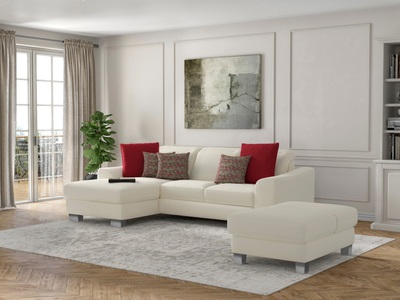 SIT&MORE, sit&more Ecksofa »Durness«, mit Federkern und hochwertigen Edelstahlfüssen, wahlweise mit Kopfteilverstellung, Bettfunktion und Bettkasten oder mit Bettfunktion und Bettkasten, sit&more Ecksofa »Dundee L-Form«, mit Federkern und Edelstahlfüssen, wahlweise mit Kopfteilverstellung