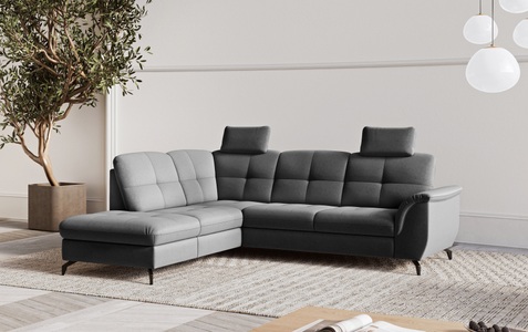 sit&more Ecksofa »Zora L-Form«, wahlweise mit Bettfunktion und Bettkasten