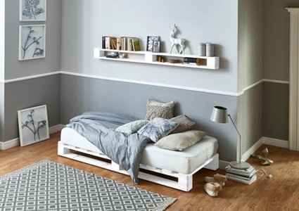 ATLANTIC HOME COLLECTION, ATLANTIC home collection Palettenbett, 