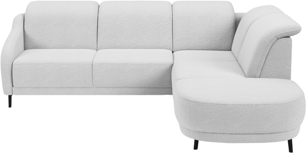 sit&more Ecksofa »Blues L-Form« wahlweise mit Klapptisch und USB