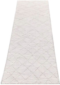 Carpet City, Carpet City Läufer »Palm«, rechteckig, 5 mm Höhe, Wetterfest & UV-beständig, für Balkon, Terrasse, Flur, Küche, flach gewebt, Carpet City Läufer »PALM3526«, rechteckig, 5 mm Höhe, Wetterfest & UV-beständig, für Balkon, Terrasse, Küche, flach gewebt