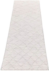 Carpet City, Carpet City Läufer »Palm«, rechteckig, 5 mm Höhe, Wetterfest & UV-beständig, für Balkon, Terrasse, Flur, Küche, flach gewebt, Carpet City Läufer »PALM3526«, rechteckig, 5 mm Höhe, Wetterfest & UV-beständig, für Balkon, Terrasse, Küche, flach gewebt