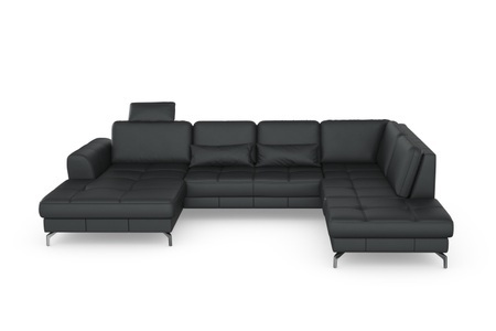 sit&more Wohnlandschaft »Bendigo V«, inklusive Sitztiefenverstellung, Bodenfreiheit 12 cm, wahlweise in 2 unterschiedlichen Fussfarben