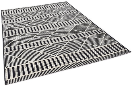 Tom Tailor, TOM TAILOR Teppich »Funky Outdoor Geometric«, rechteckig, 5 mm Höhe, Flachgewebe, In- und Outdoor geeignet, Wohnzimmer, TOM TAILOR HOME Teppich »Funky Outdoor Geometric«, rechteckig, 5 mm Höhe, Flachgewebe, modernes Rauten Design, Outdoor geeignet, Wohnzimmer
