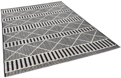 Tom Tailor, TOM TAILOR Teppich »Funky Outdoor Geometric«, rechteckig, 5 mm Höhe, Flachgewebe, In- und Outdoor geeignet, Wohnzimmer, TOM TAILOR HOME Teppich »Funky Outdoor Geometric«, rechteckig, 5 mm Höhe, Flachgewebe, modernes Rauten Design, Outdoor geeignet, Wohnzimmer