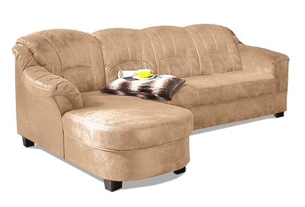 HOME AFFAIRE, Home affaire Ecksofa »Budapest«, wahlweise mit Bettfunktion, mit Recamiere oder Ottomane, 