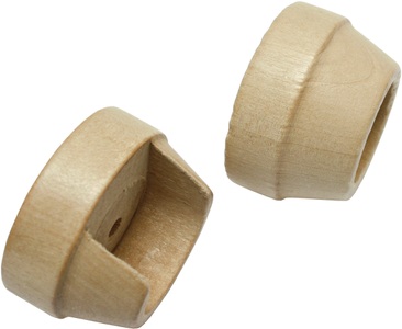 GARDINIA Gardinenstangenhalter »Wandlager für Ø 28 mm Holz«, (1 St.), Serie Lugano Classic