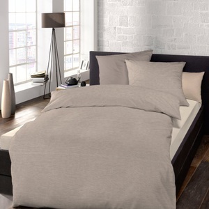 Schlafgut, Schlafgut Bettwäsche »Mako-Satin«, (3 tlg.), Bettwäsche in Mako Satin Qualität, Satin mit seidigem Glanz, 