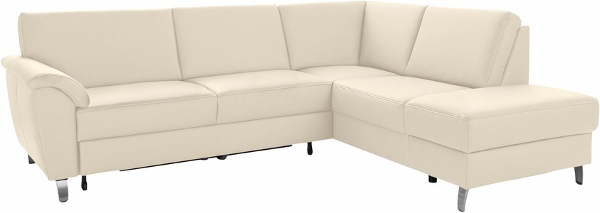 SIT&MORE, sit&more Ecksofa, sit&more Ecksofa »Texel L-Form«, mit Federkern, wahlweise mit Bettfunktion und Bettkasten