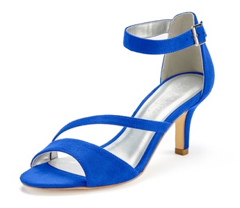 Lascana, LASCANA Sandalette »High-Heel-Sandalette, Riemchensandalette«, Sandalette, Sommerschuh mit Riemchen, bequeme Absatzhöhe VEGAN