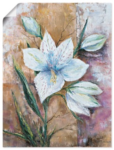 Artland, Artland Wandbild »Es ist ein Geschenk«, Artland Wandbild »Es ist ein Geschenk«, Blumen, (1 St.), als Leinwandbild, Wandaufkleber oder Poster in versch. Grössen