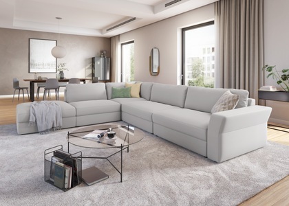 sit&more Ecksofa, mit Sitztiefenverstellung