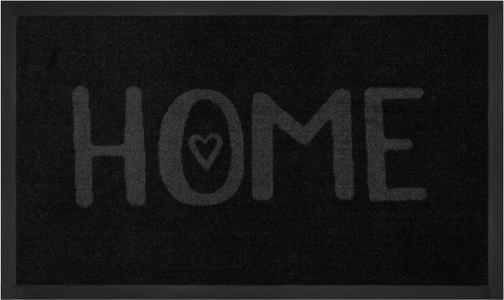 Hanse Home, Hanse Home - Fussmatte Printy - 45 x 75 cm, HANSE Home Fussmatte »Lovely Home, Türmatte«, rechteckig, 5 mm Höhe, Innen und Aussen, Rutschfest, Schriftzug, Wetterfest, Eingangsbereich