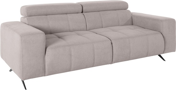 DOMO collection, DOMO collection 2-Sitzer, DOMO collection 2-Sitzer »Trento, mit Kufenfuss oder Einzelfuss«, wahlweise mit Kopfteilverstellung und in zwei Grössen erhältlich