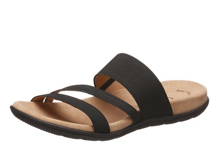 Gabor, Gabor Pantolette, Gabor Pantolette mit Elasteinsatz für Damen schwarz