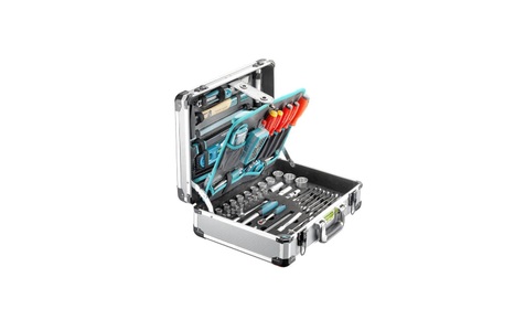 Technocraft, Technocraft - Alu - Wkzg - Koffer ''PRO CASE 5'' P,139 tlg., technocraft Alu-Werkzeug-Koffer 