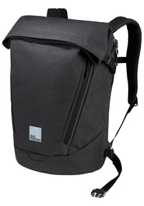 Jack Wolfskin, Jack Wolfskin Cityrucksack »MAINKAI ROLLTOP«, Jack Wolfskin Rucksack mit Laptop-Fach Mainkai Rolltop one size phantom phantom