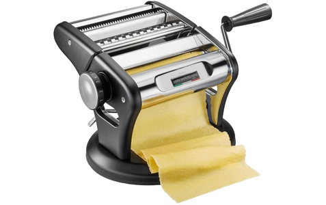 Gefu, GEFU Nudelmaschine »PASTA PERFETTA EXCEL«, Präzisionswalzen aus veredeltem Leichtmetall für puren Pastageschmack, Edelstahl, GEFU Nudelmaschine »Pasta Perfetta Excellence«