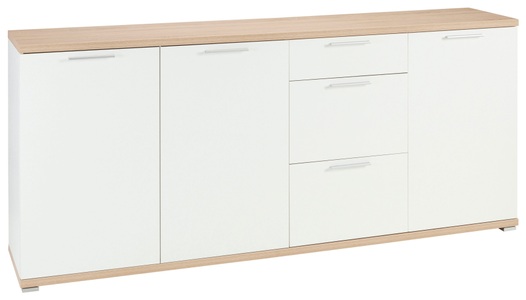 undefined, GERMANIA Sideboard »Top «, Breite 192 cm, Sideboard in Eiche/Weiss