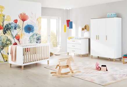 Pinolino, Pinolino® Babyzimmer-Komplettset »Lumi«, (Set, 3 tlg.), breit gross, Made in Europe, 