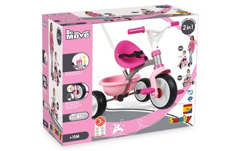 Smoby, Smoby Be Move Dreirad rosa - rosa/pink, 