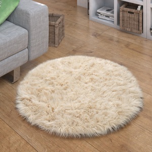 PACO HOME, Paco Home Fellteppich »Playa 960«, rund, 60 mm Höhe, Kunstfell, Flokati-Optik, Hochflor, weich und flauschig, Uni-Farben, ideal im Wohnzimmer & Schlafzimmer, Paco Home Fellteppich »Playa 960«, rund, 64 mm Höhe, Kunstfell, Flokati-Optik, Hochflor, weich und flauschig, Uni-Farben