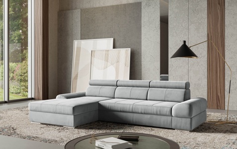 sit&more Ecksofa »Broadway L-Form«, mit verstellbaren Kopfteilen, wahlweise mit Bettfunktion