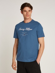 Tommy Hilfiger T-Shirt »SCRIPT LOGO TEE«, mit aufgesticktem Logo